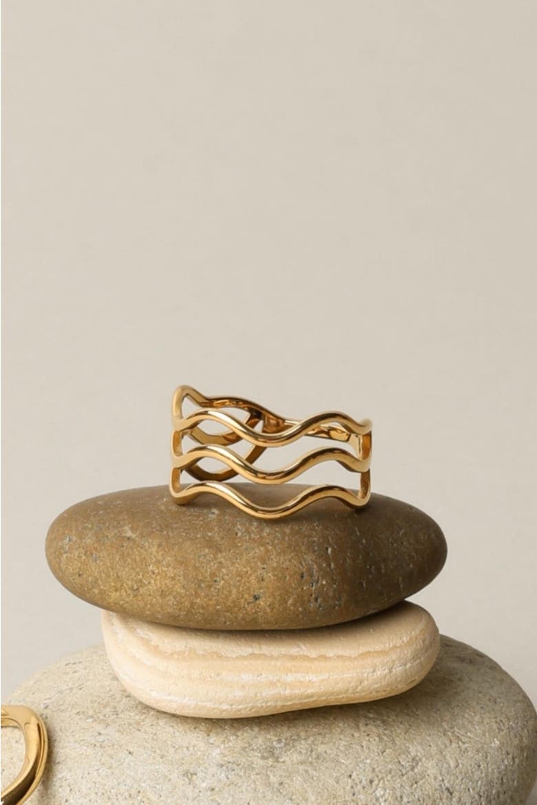 Ocean Ring, Alternate, color, Gold