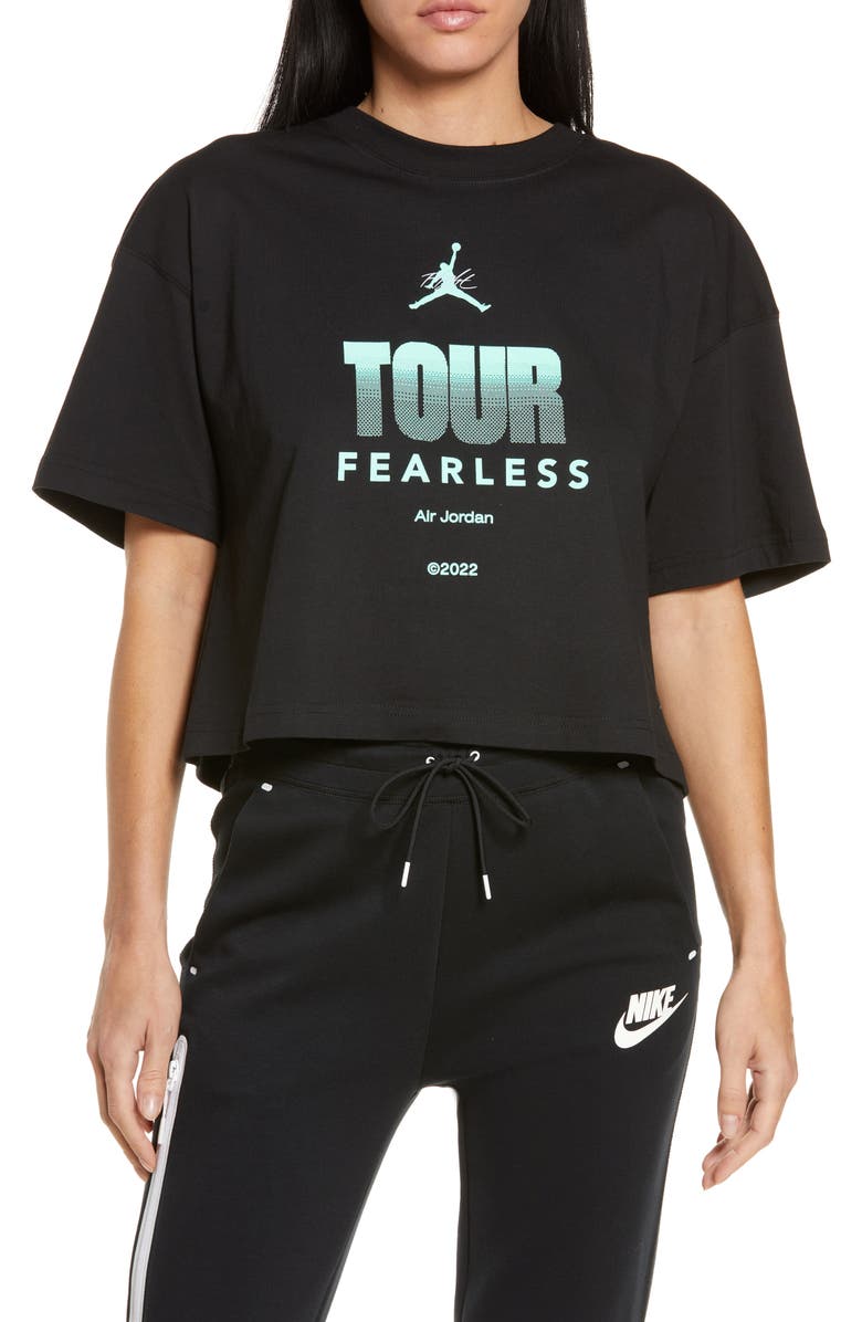 Jordan Women's Fearless Tour Boxy Graphic Tee, Main, color, 