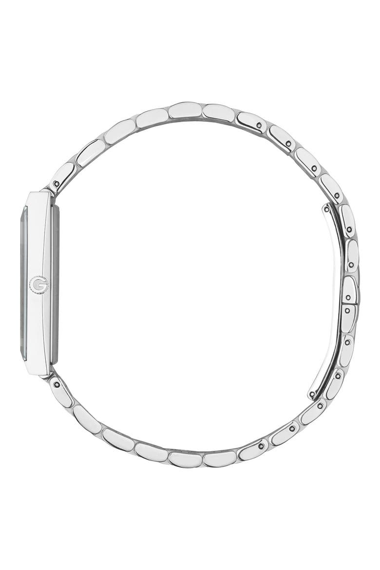 G-Frame Tank Bracelet Watch, 14mm x 34mm, Alternate, color, RED BURGUNDY