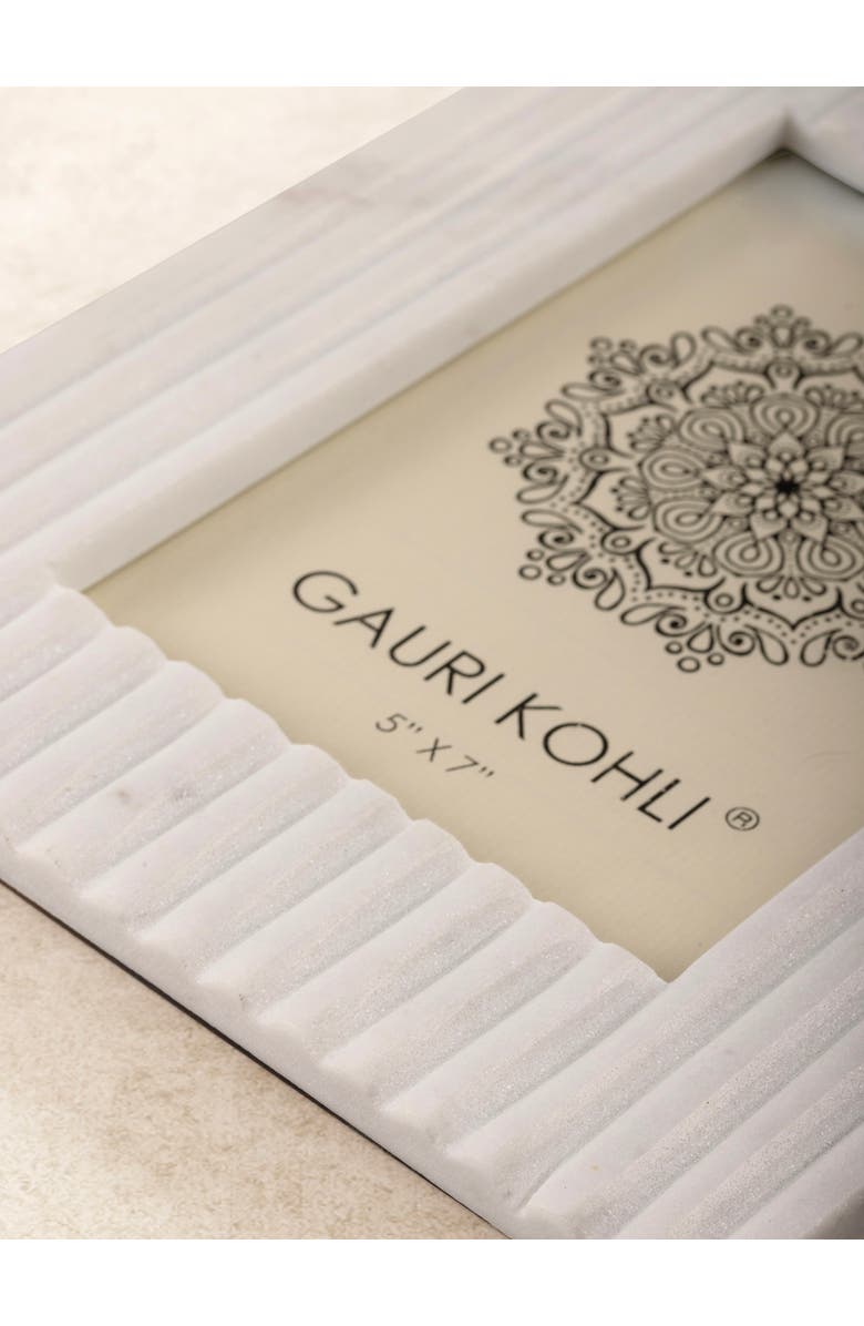 GAURI KOHLI Radio Marble Picture Frame, Alternate, color, Ivory White