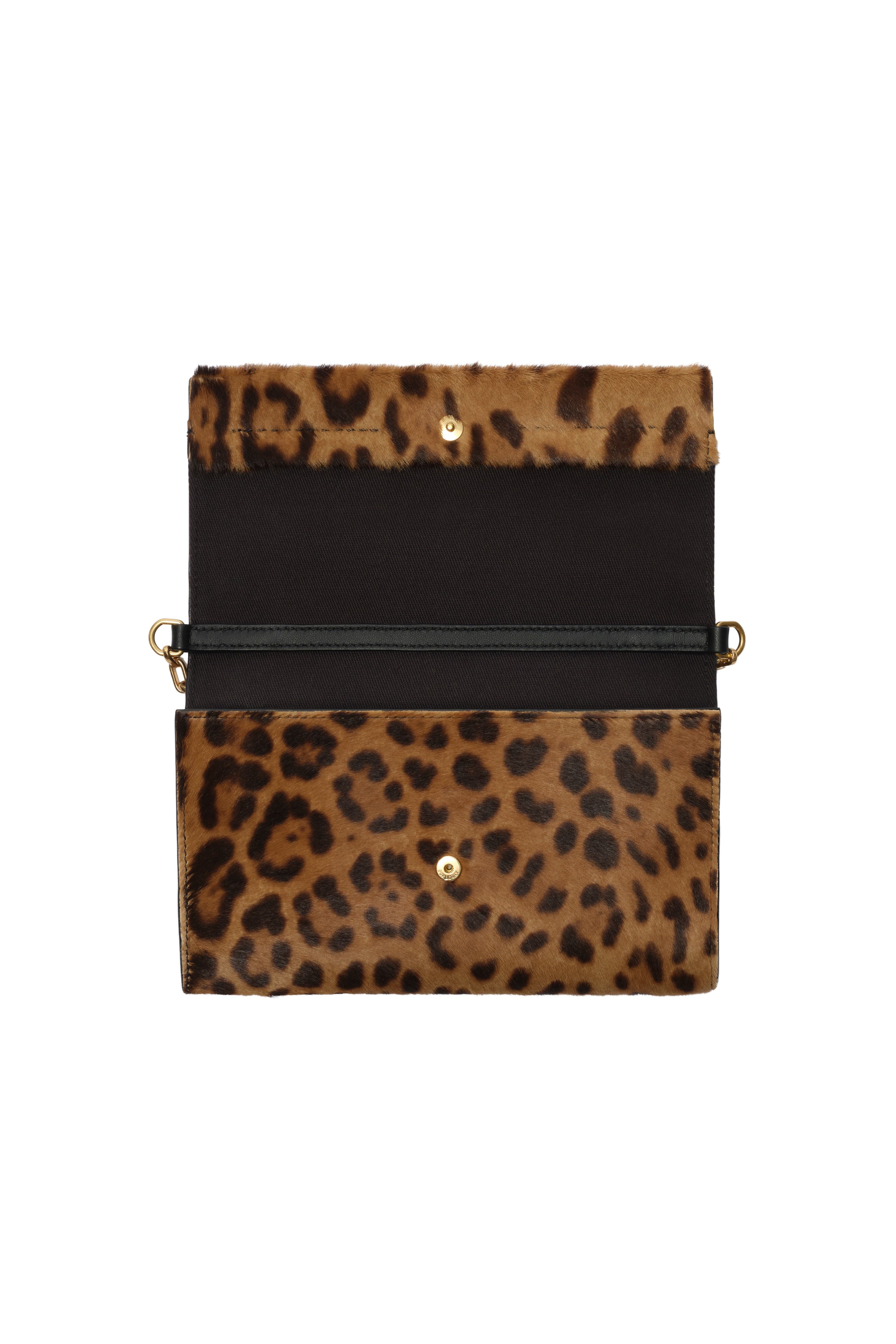 Cotswolds Chain Strap Wallet, Alternate, color, Leopard/black