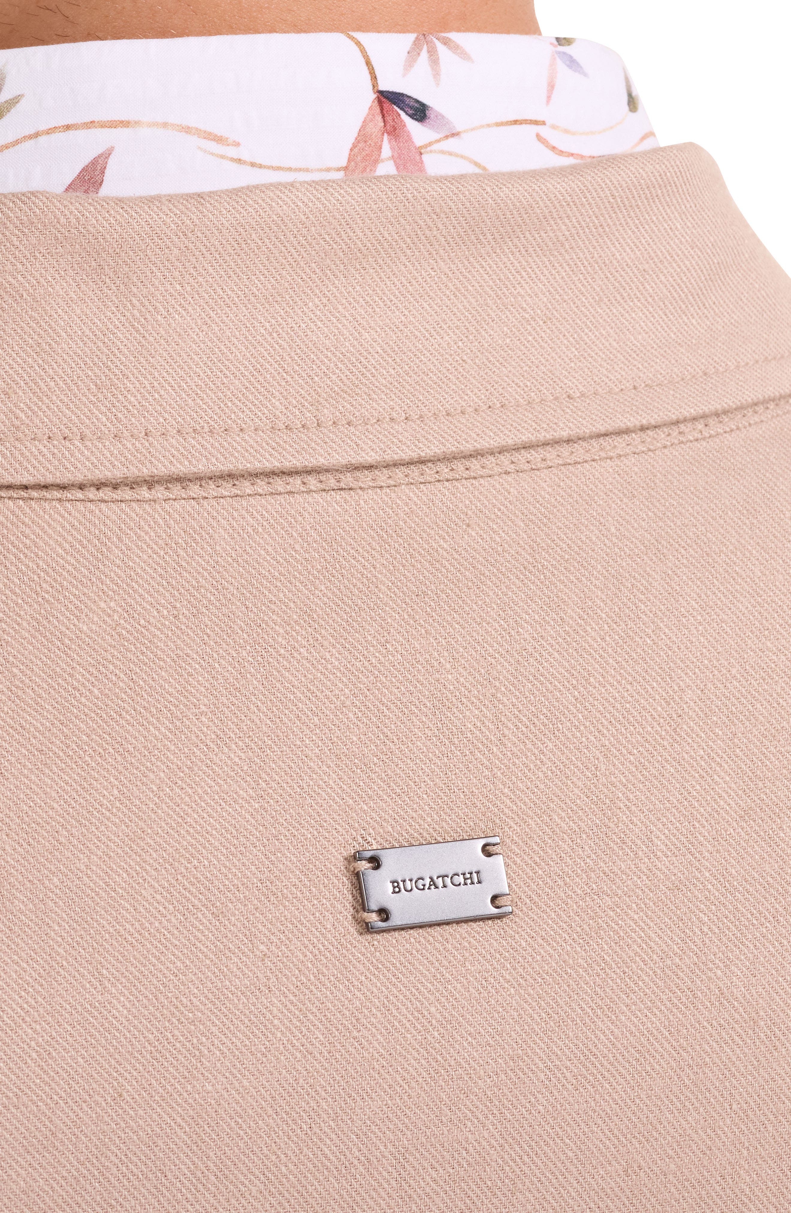 Мужские Bugatchi Aerolinen Linen Blend Shirt Jacket — фото 6