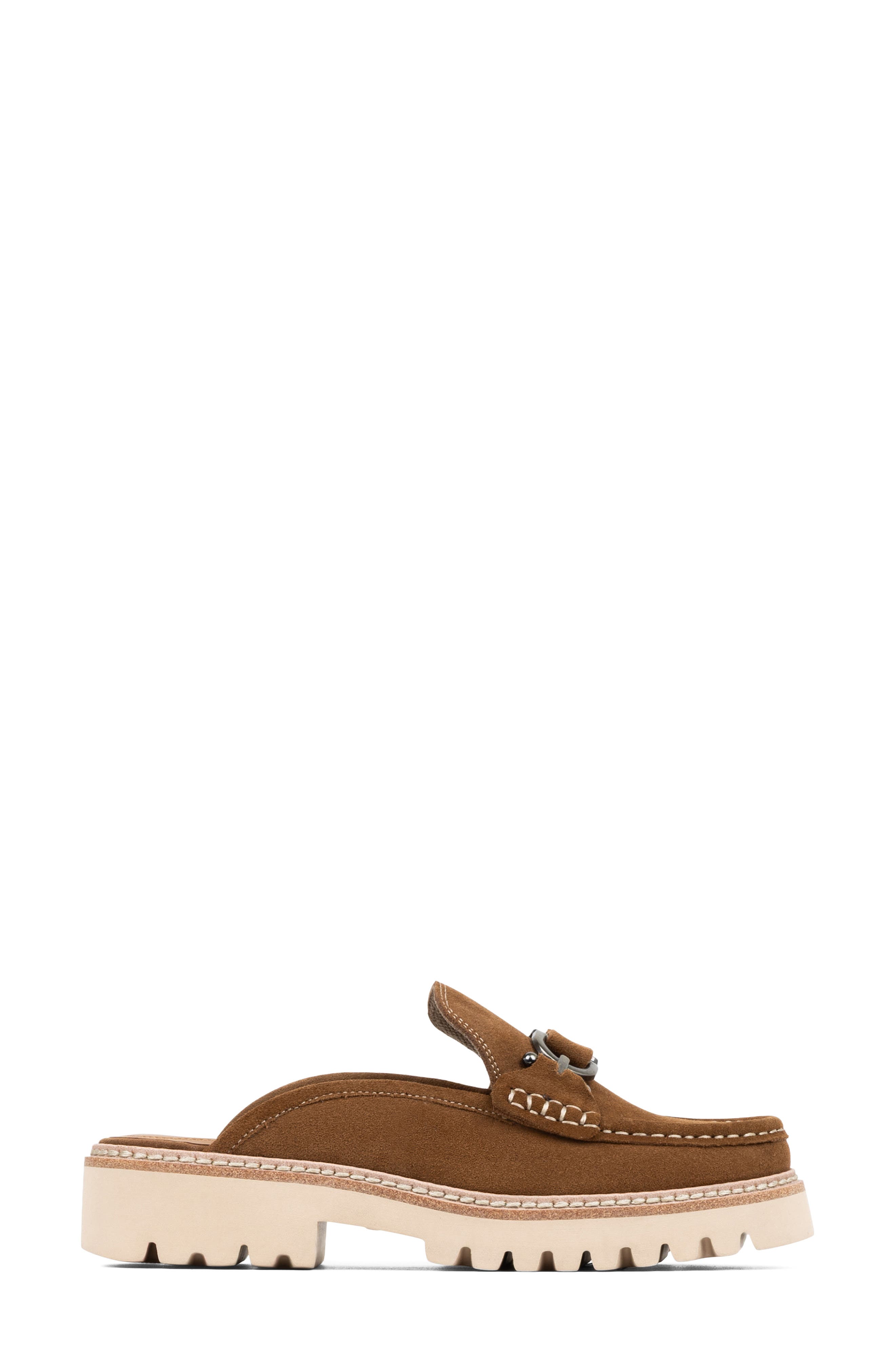Hassie Bit Loafer Mule, Alternate, color, SADDLE