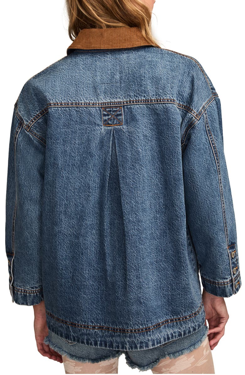 Lucky Brand Legend Denim Barn Jacket, Alternate, color, Howdy