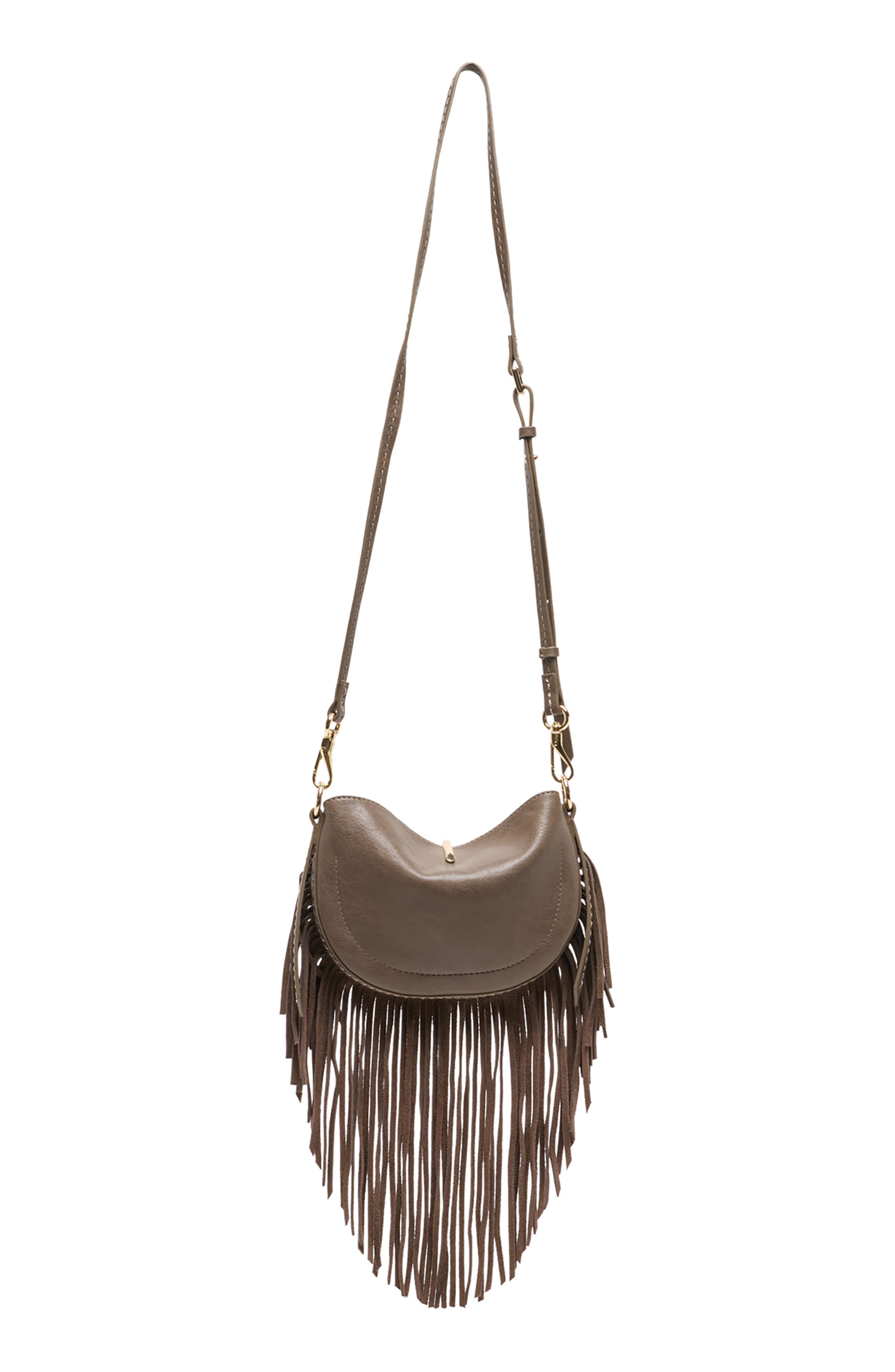 Benni Crossbody Bag, Alternate, color, DARK TAUPE