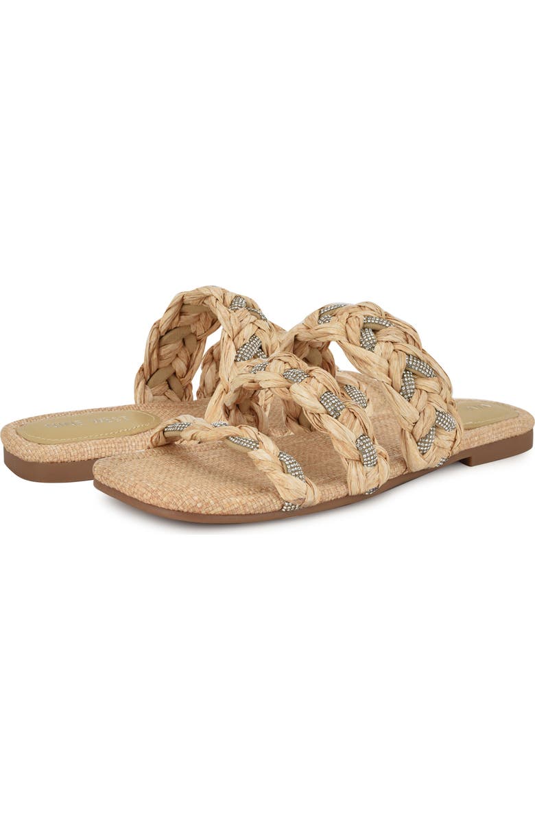Nine West Qazz Braided Strap Sandal, Alternate, color,