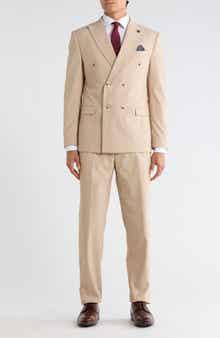 Pinstripe Double Breasted Suit