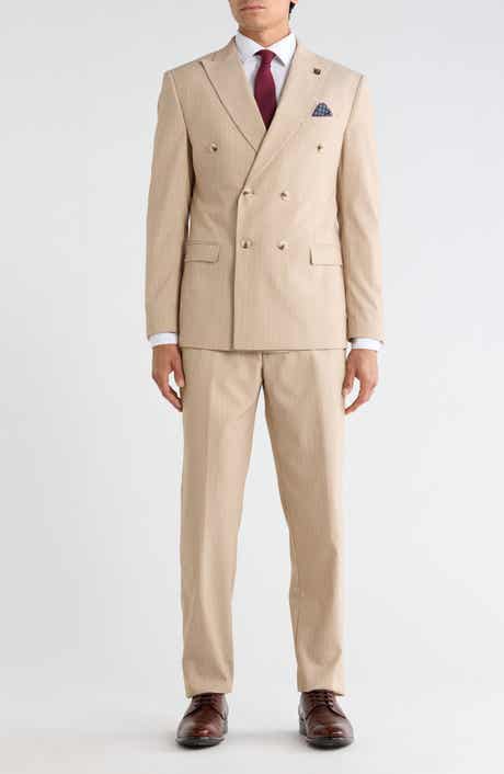 Pinstripe Double Breasted Suit
