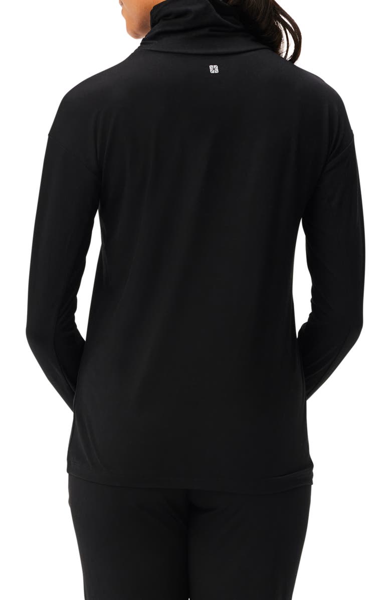 NZ ACTIVE by NIC+ZOE Brushed Flow Scrunch Neck Top, Alternate, color,