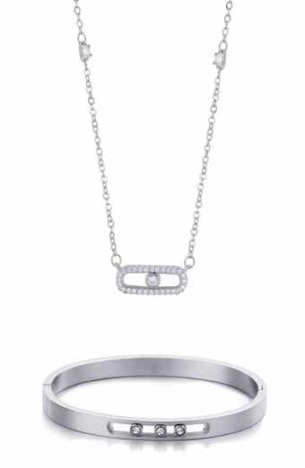 Crystal Bracelet & Necklace Set