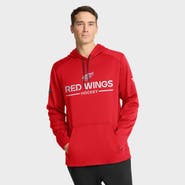 FANATICS Men's Fanatics Red Detroit Red Wings Authentic Pro Rink Hoodie