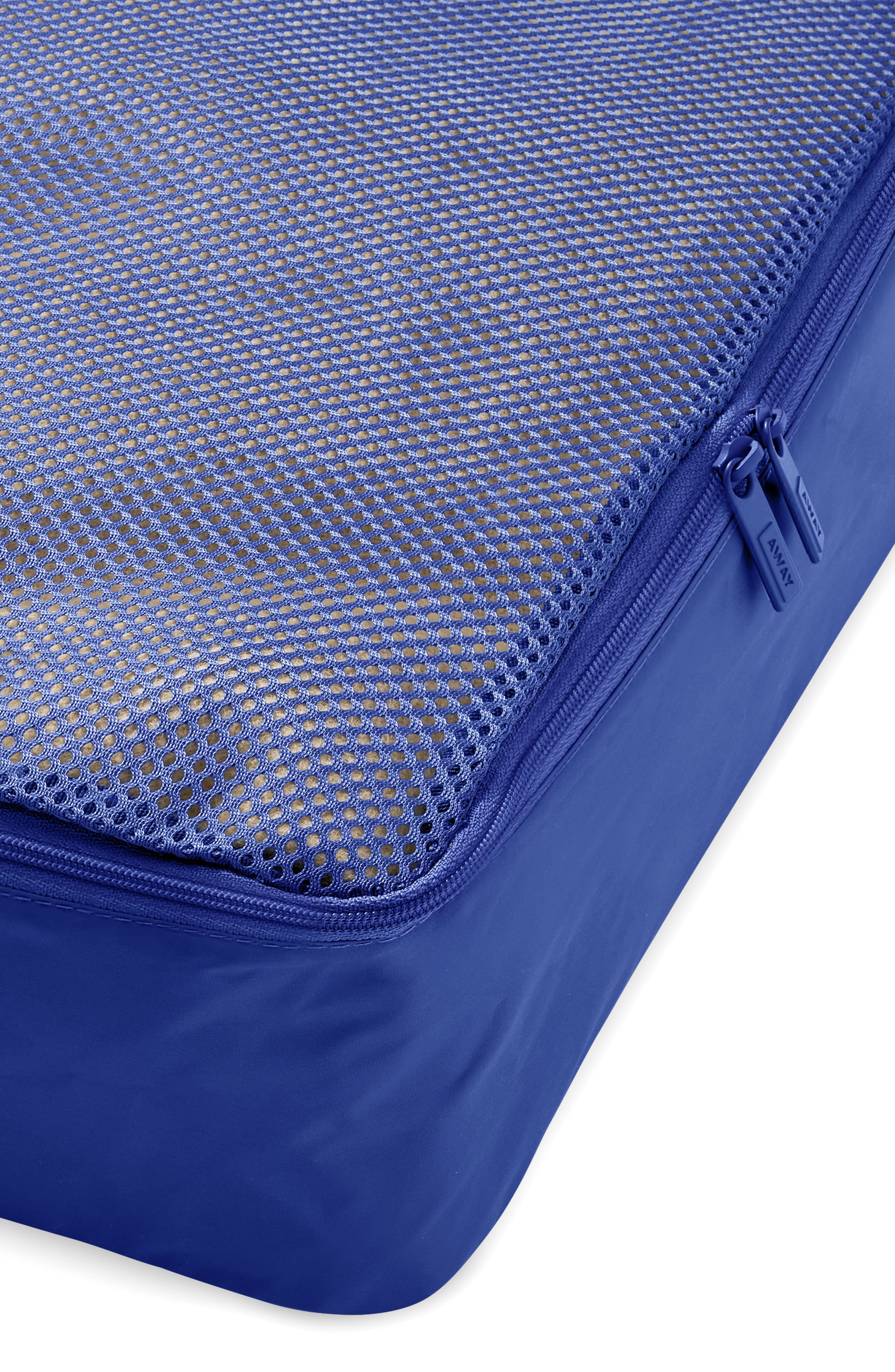 Away Set of 4 Assorted Packing Cubes, Alternate, color, Wave Blue