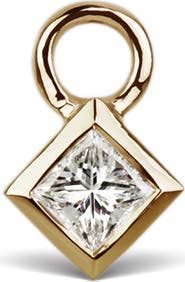 MARIA TASH Princess Cut Diamond Earring Charm