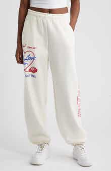 Self Love Club Oversize Fleece Graphic Sweatpants