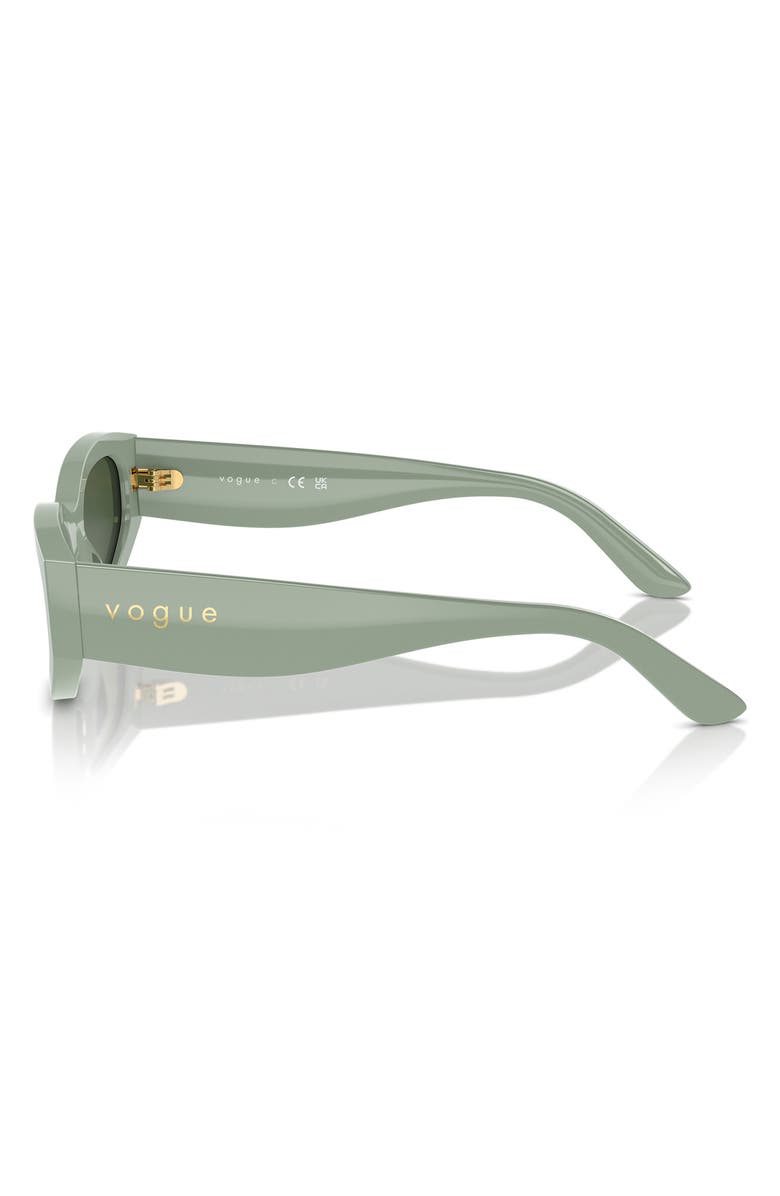 VOGUE 54mm Cat Eye Sunglasses, Alternate, color, Green