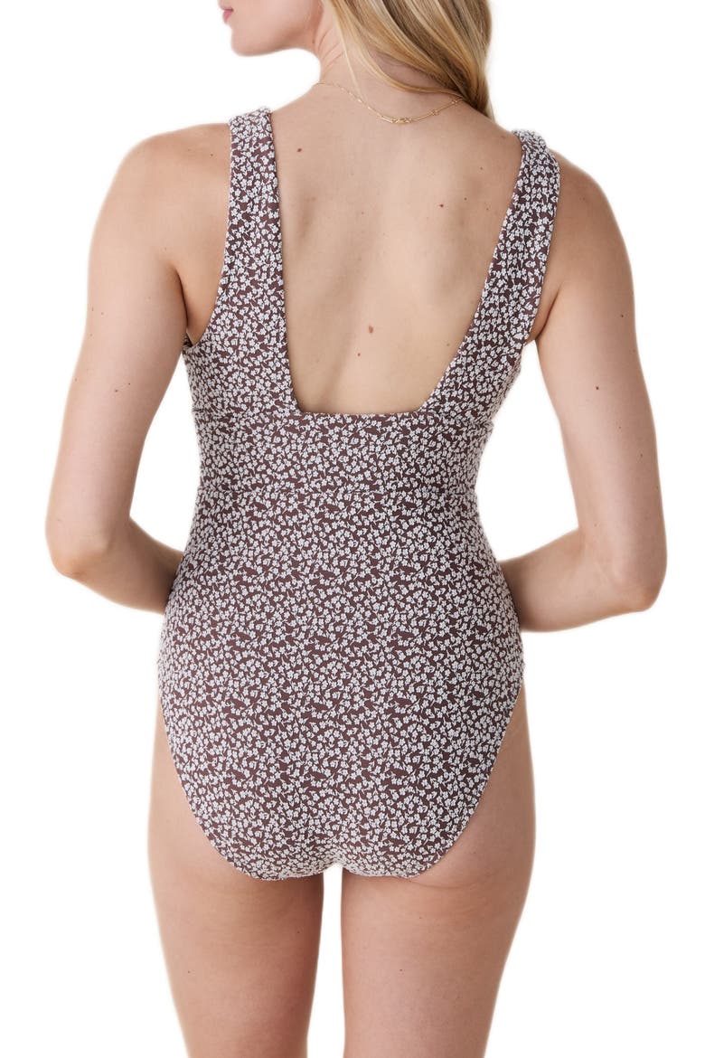 The Mykonos One-Piece Swimsuit, Alternate, color, NUTMEG