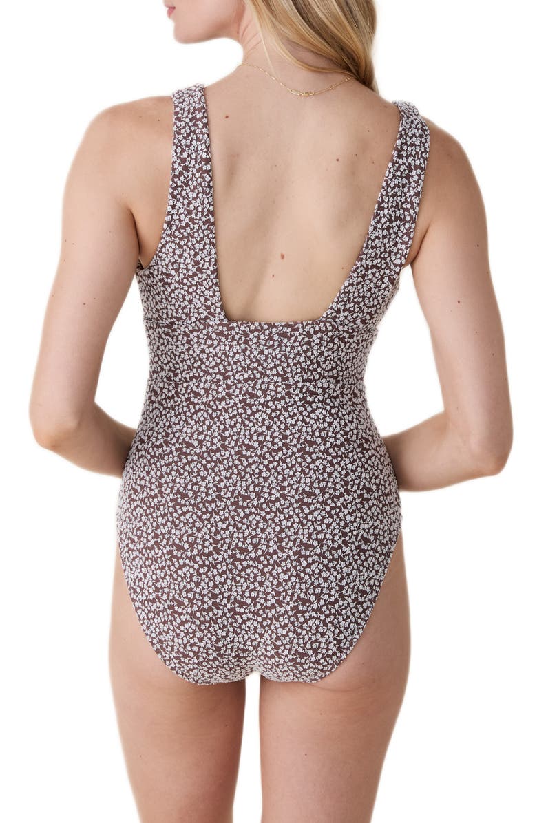 Andie The Mykonos Long Torso One-Piece Swimsuit, Alternate, color, Nutmeg