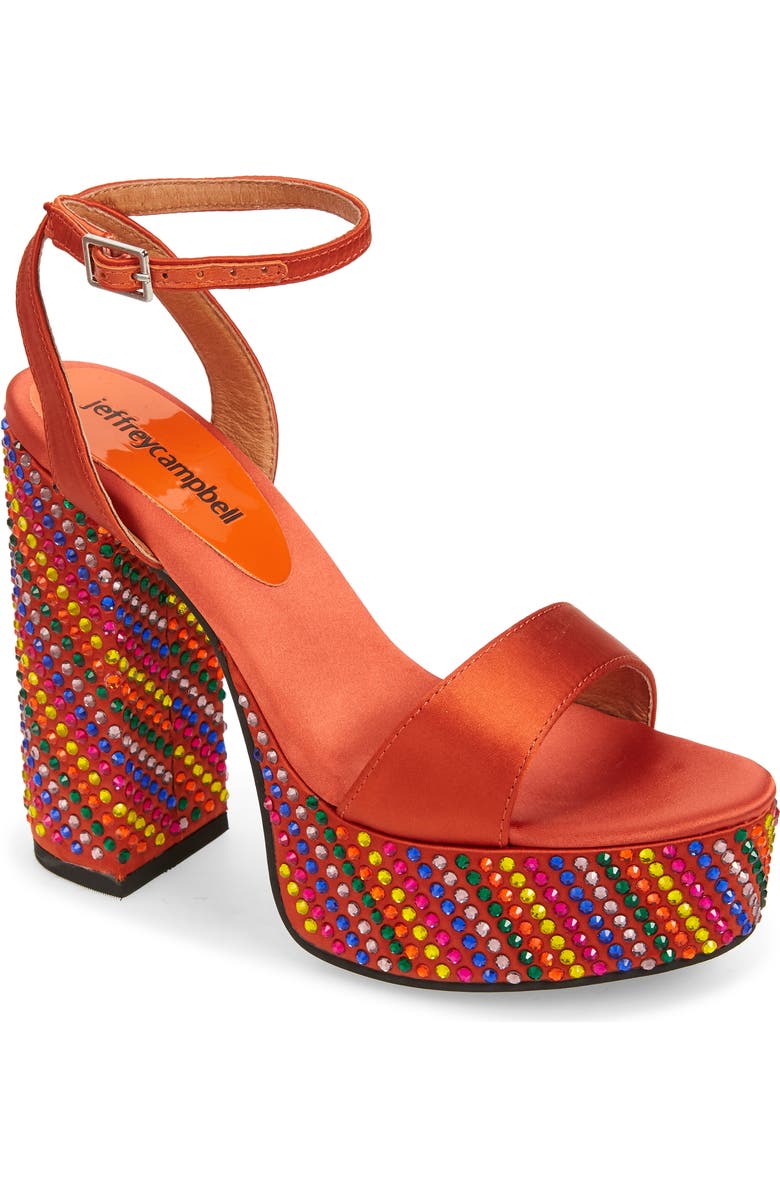 Jeffrey Campbell Discoteque Platform Sandal, Main, color,