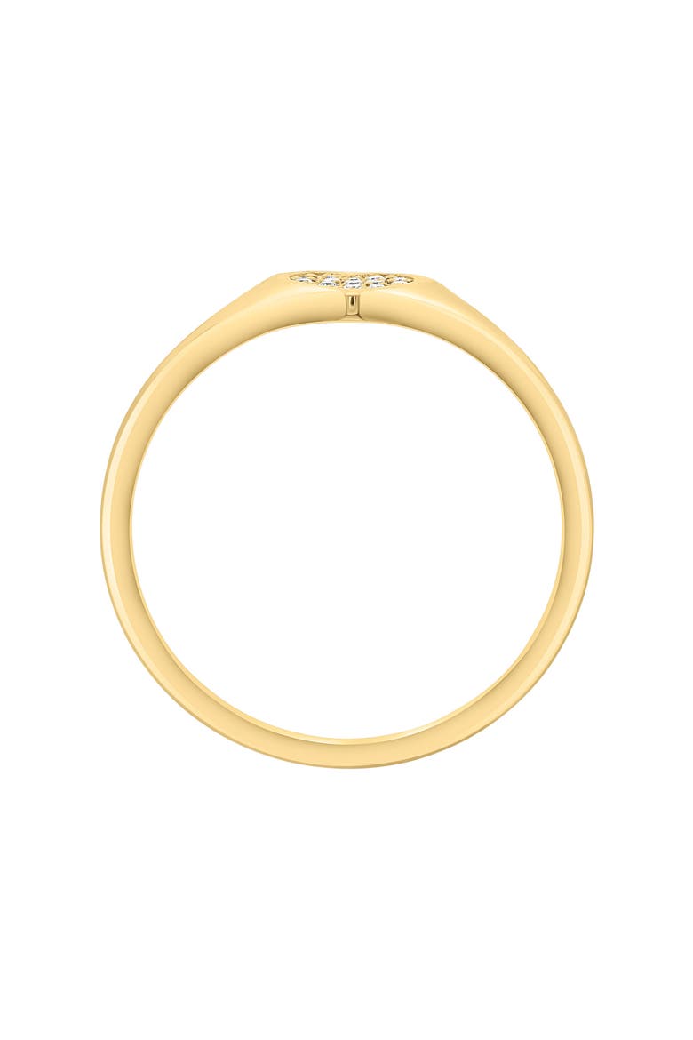 Diamond Heart Ring, Alternate, color, GOLD