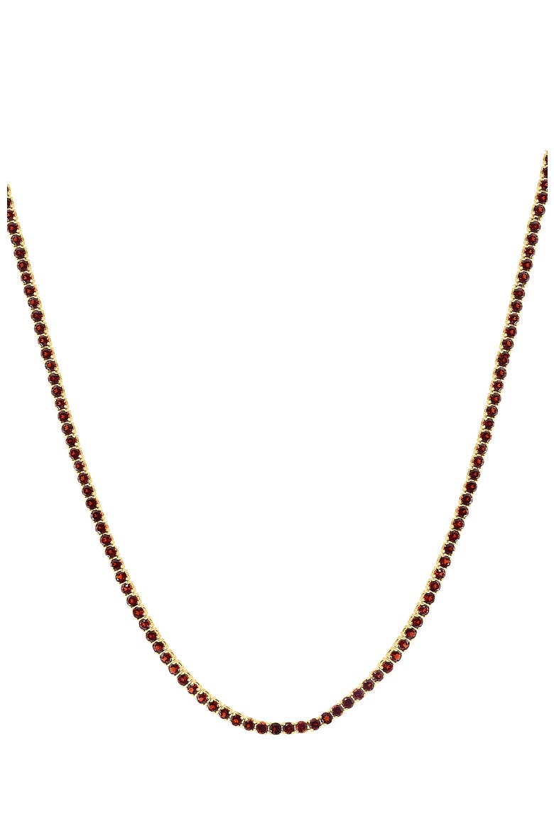 14K Yellow Gold ,Garnet Necklace, Main, color, Hematite and FW Blush Pearl
