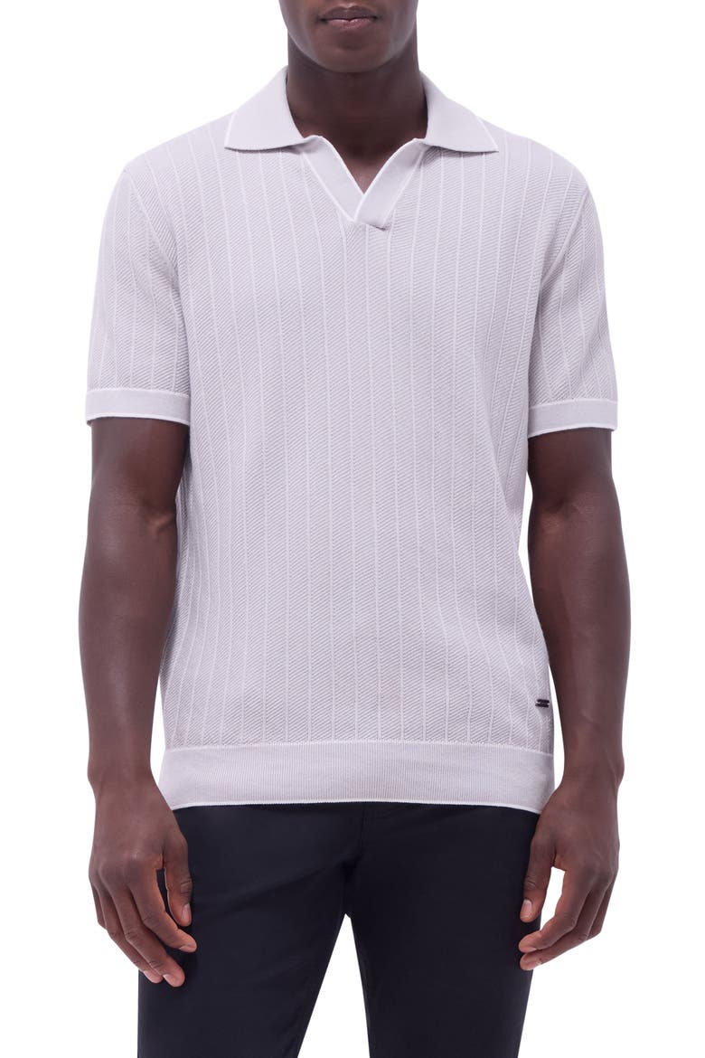 Johnny Collar Rib Polo, Main, color, PLATINUM