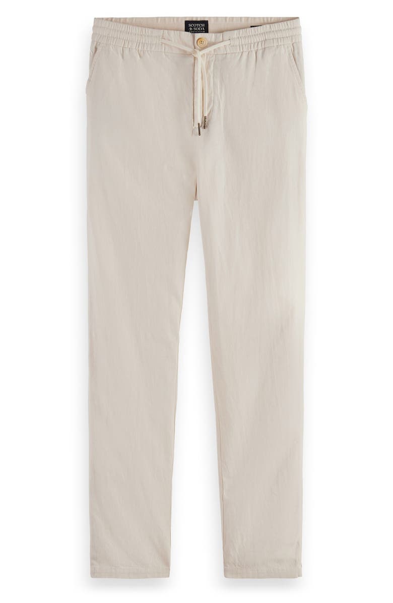 Scotch & Soda Warren Twill Pants, Alternate, color, Off White