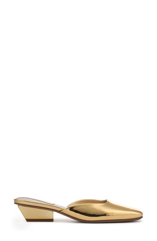 Franco Sarto Nicola Square Toe Mule In Gold