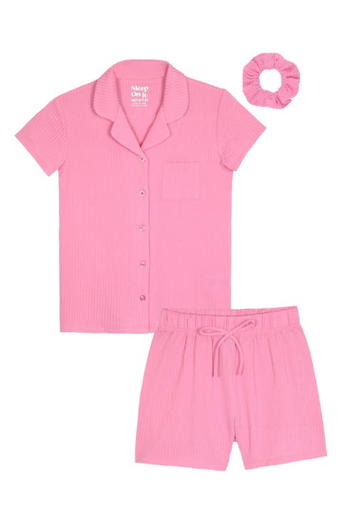 Kids' Print Three-Piece Short Pajamas (Toddler)
