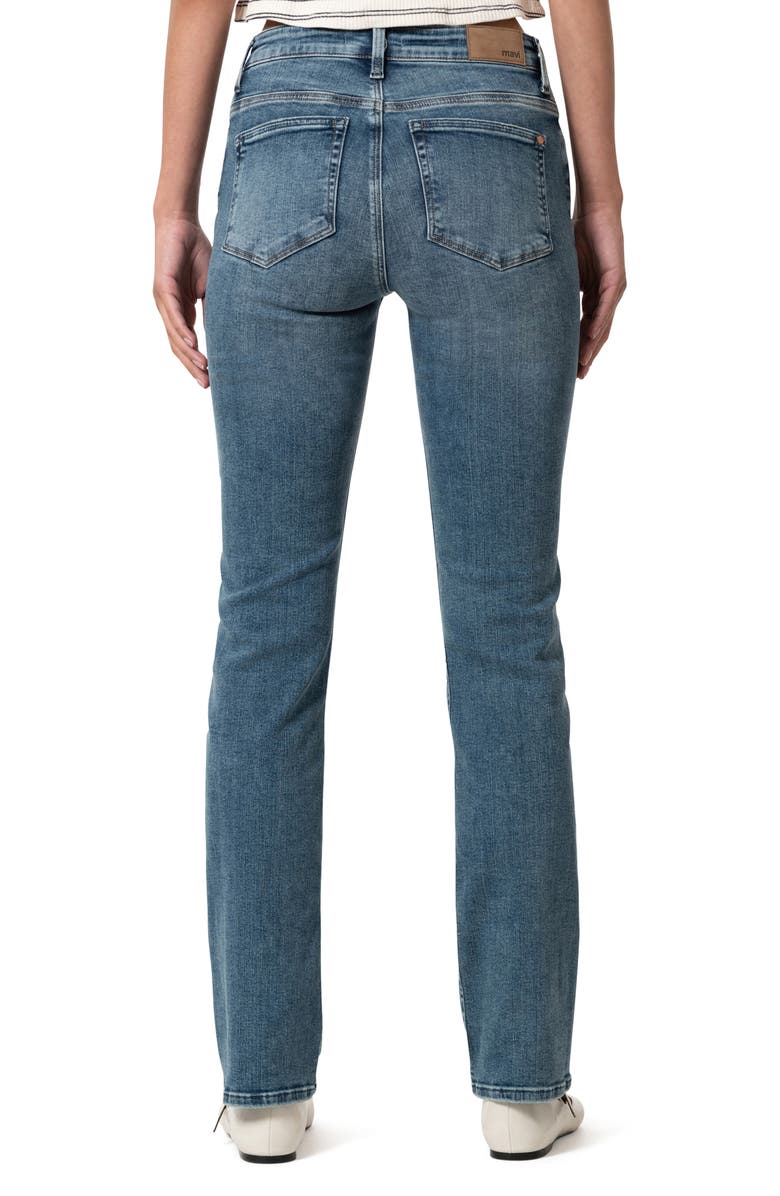 Mavi Jeans Kendra High Waist Straight Leg Jeans, Alternate, color, Light Used Flex Blue