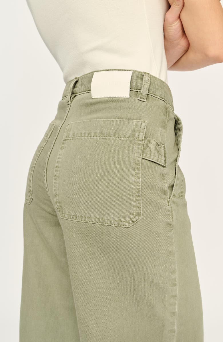 DL1961 Zoie High Waist Relaxed Wide Leg Cotton & Linen Jeans, Alternate, color,