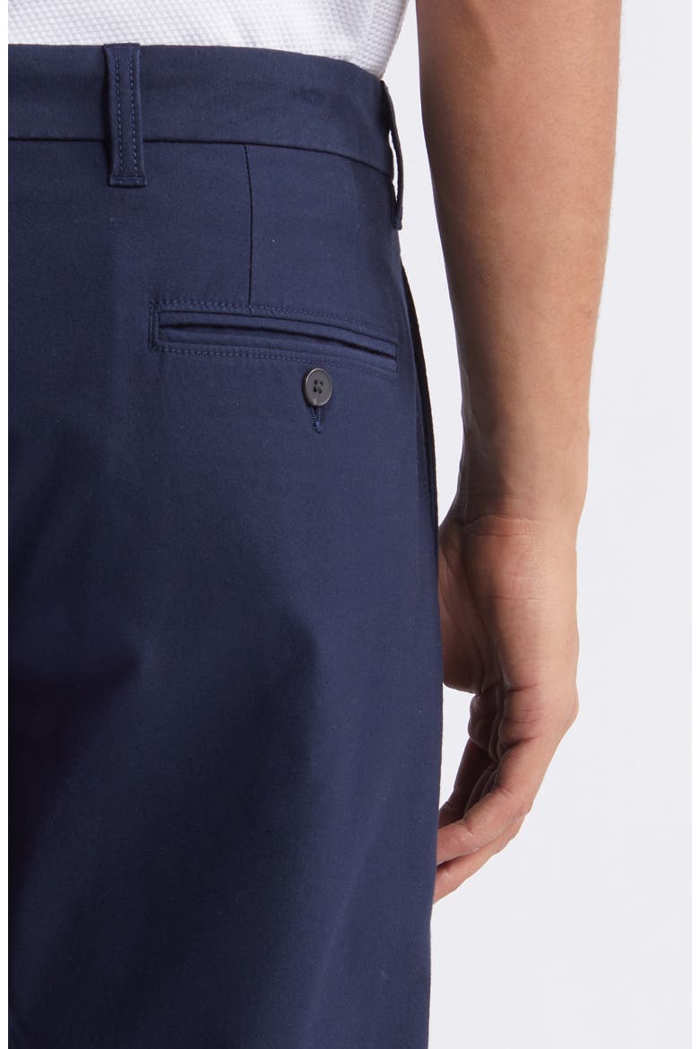 Tech-Smart Flat Front Chinos, Alternate, color, NAVY BLAZER