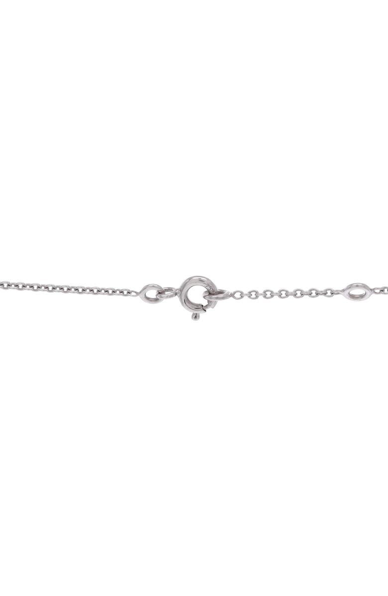 Pre-Owned Hermes Kelly Amulette Pendant Necklace 18K White Gold and Diamonds, Alternate, color, White Gold