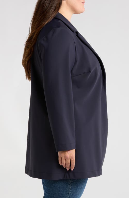 Bagatelle Open Front Topper Jacket In Navy