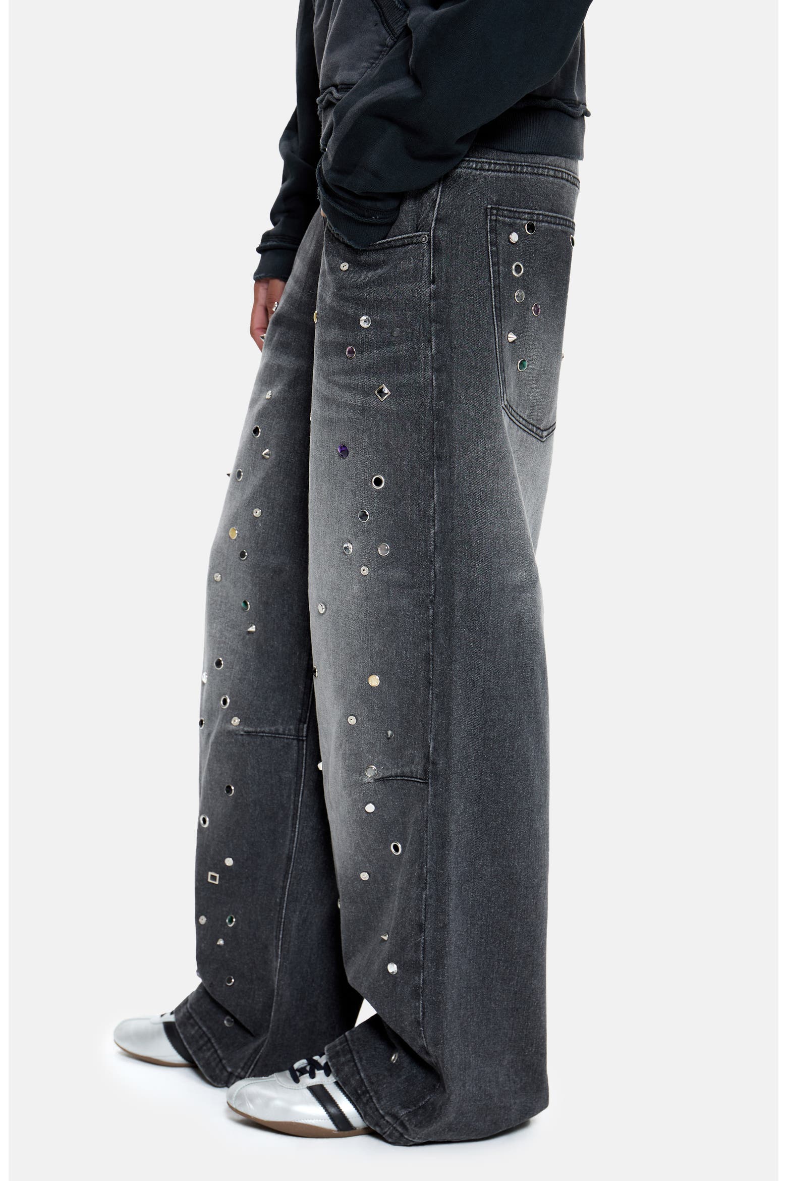 Colossus Method JADED LONDON Trixa Jewel Studded Colossus Jeans (Women) | Nordstromrack