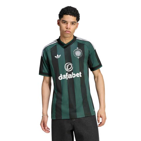 Men's adidas  Black/Green Celtic 2026/27 Away Replica Jersey