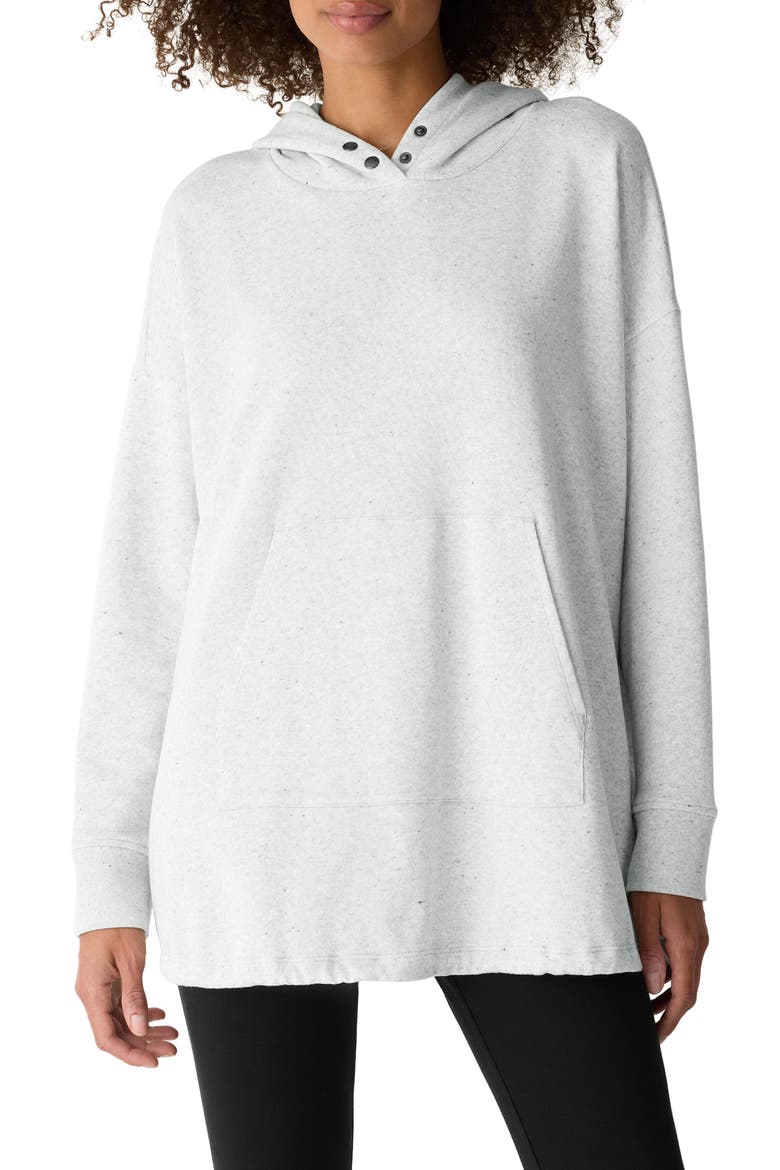 Cotton Blend Tunic Hoodie, Main, color, DKPRL