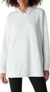 Eileen Fisher Cotton Blend Tunic Hoodie