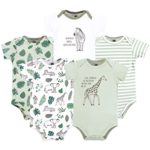 Essential Cotton Bodysuits 5-Piece Set