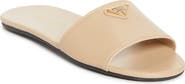 Prada Logo Slide Sandal