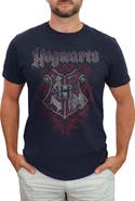HARRY POTTER Men's Vintage Artistic Crest T-Shirt