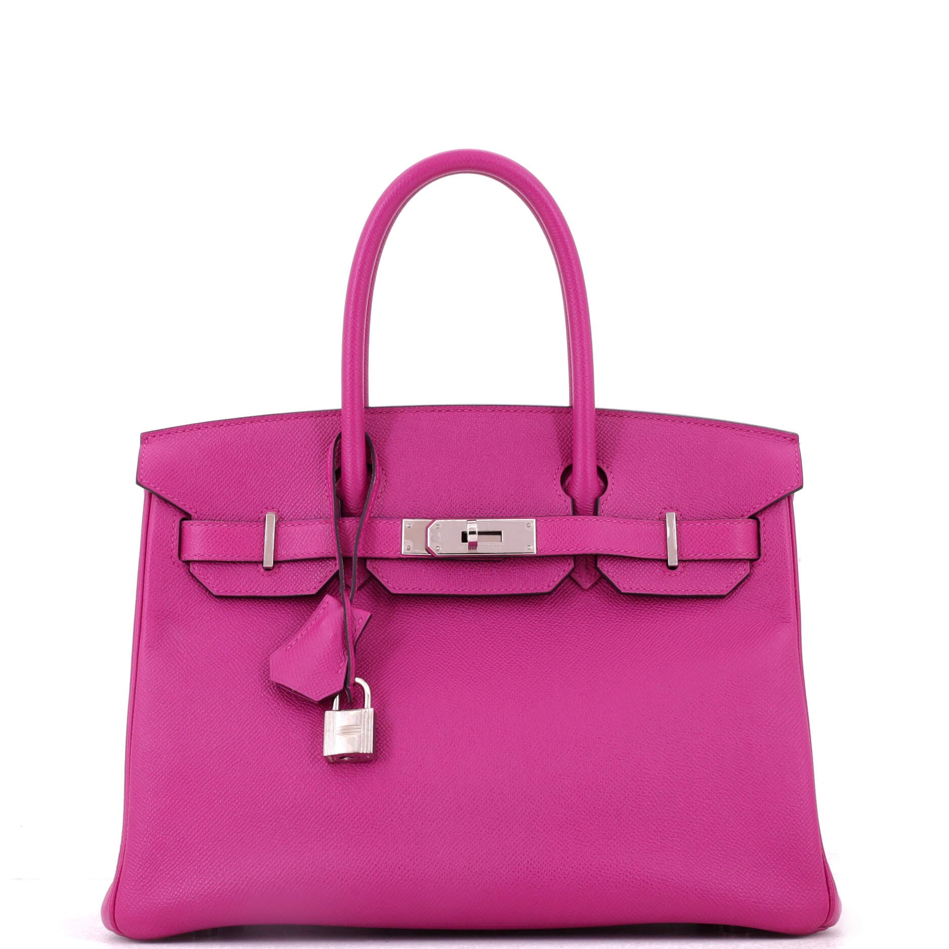 Birkin Handbag Pink Epsom with Palladium Hardware 30, Main, color, Pink
