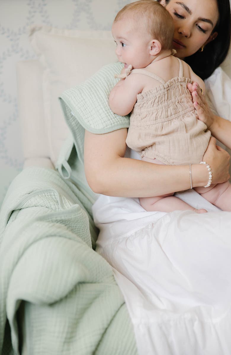 2-Pack Organic Cotton Muslin Burp Cloths