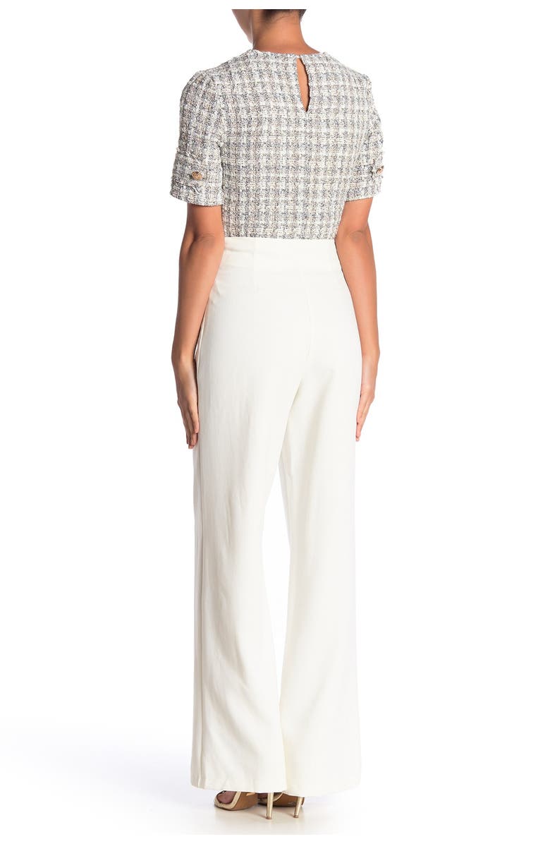 Do + Be Collection High-Waisted Wide Leg Button Pants, Alternate, color, 