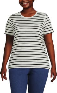 Lands' End Supima Cotton Crewneck T-Shirt