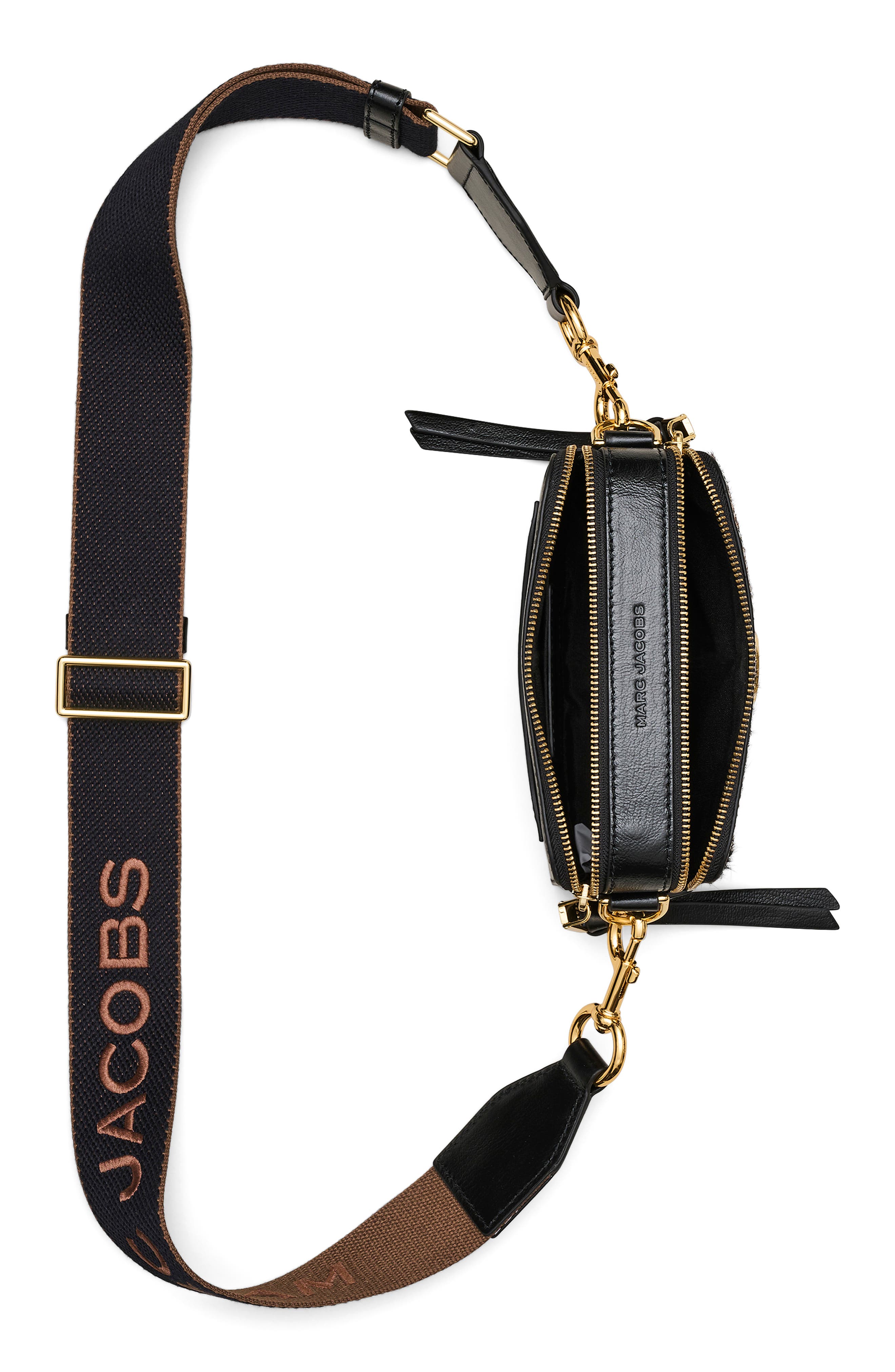 Marc Jacobs 
The Cow Haircalf Snapshot
 Genuine Calf Hair Crossbody Bag, Alternate, color, 