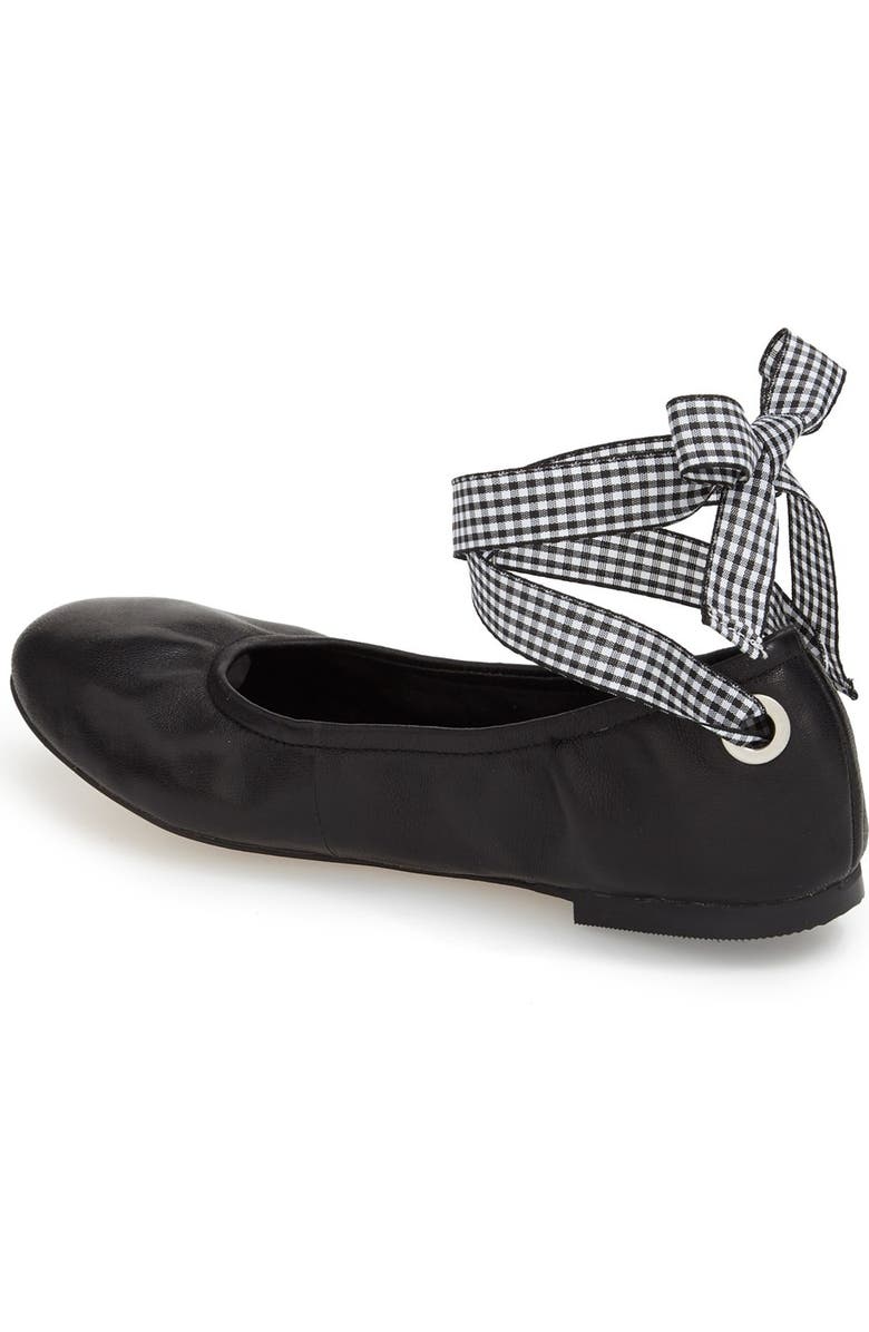 Steve Madden 'Meow' Ribbon Tie Flat, Alternate, color,