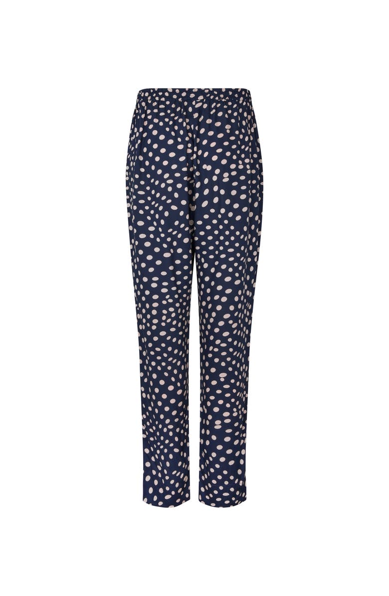Masai Copenhagen MaPless Polka Dot Tapered Pants, Alternate, color, Navy Blazer