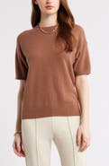 Nordstrom Short Sleeve Cashmere Sweater