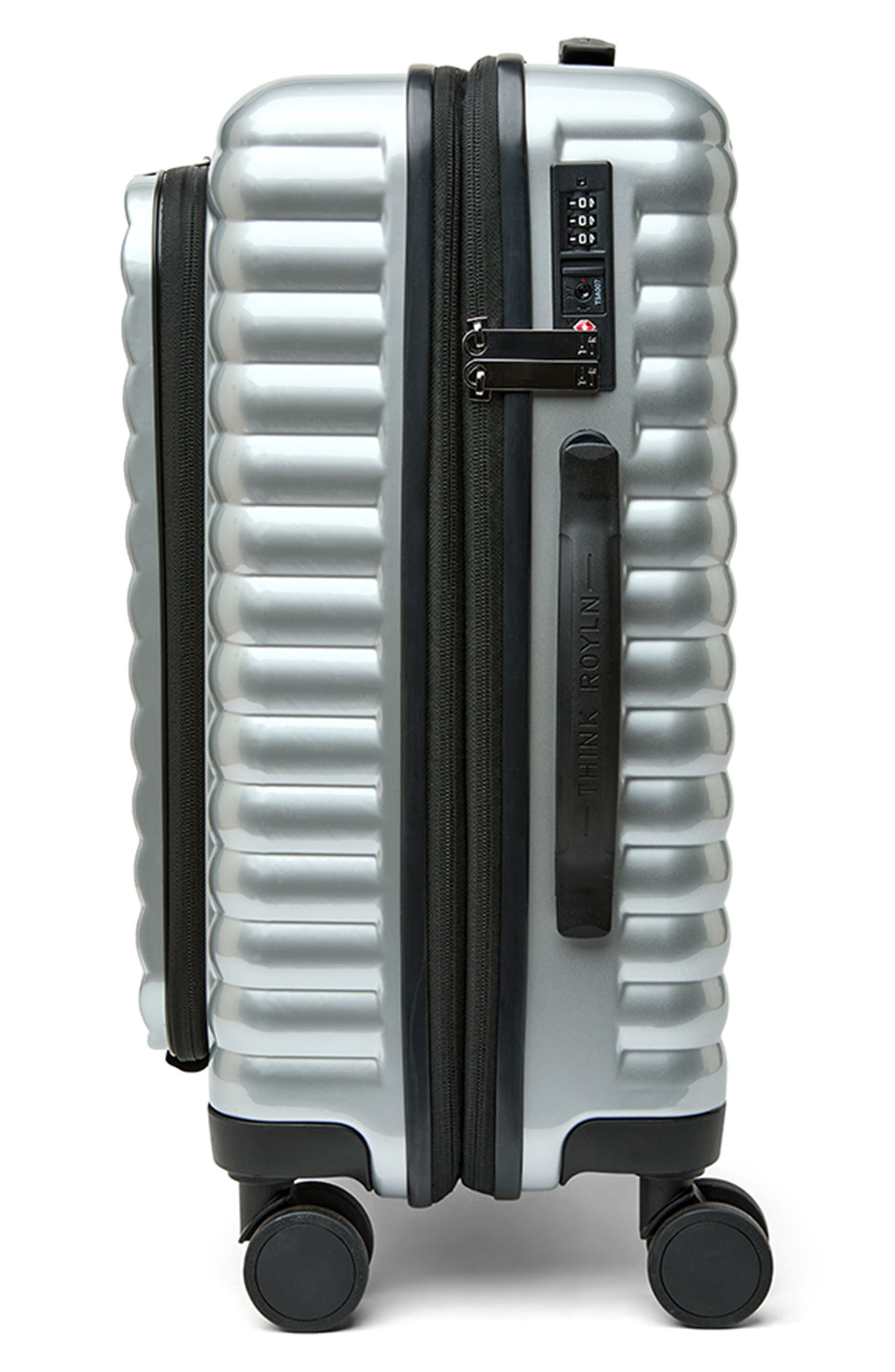 THINK ROYLN Accomplice Suitcase, Alternate, color, Iced Grey