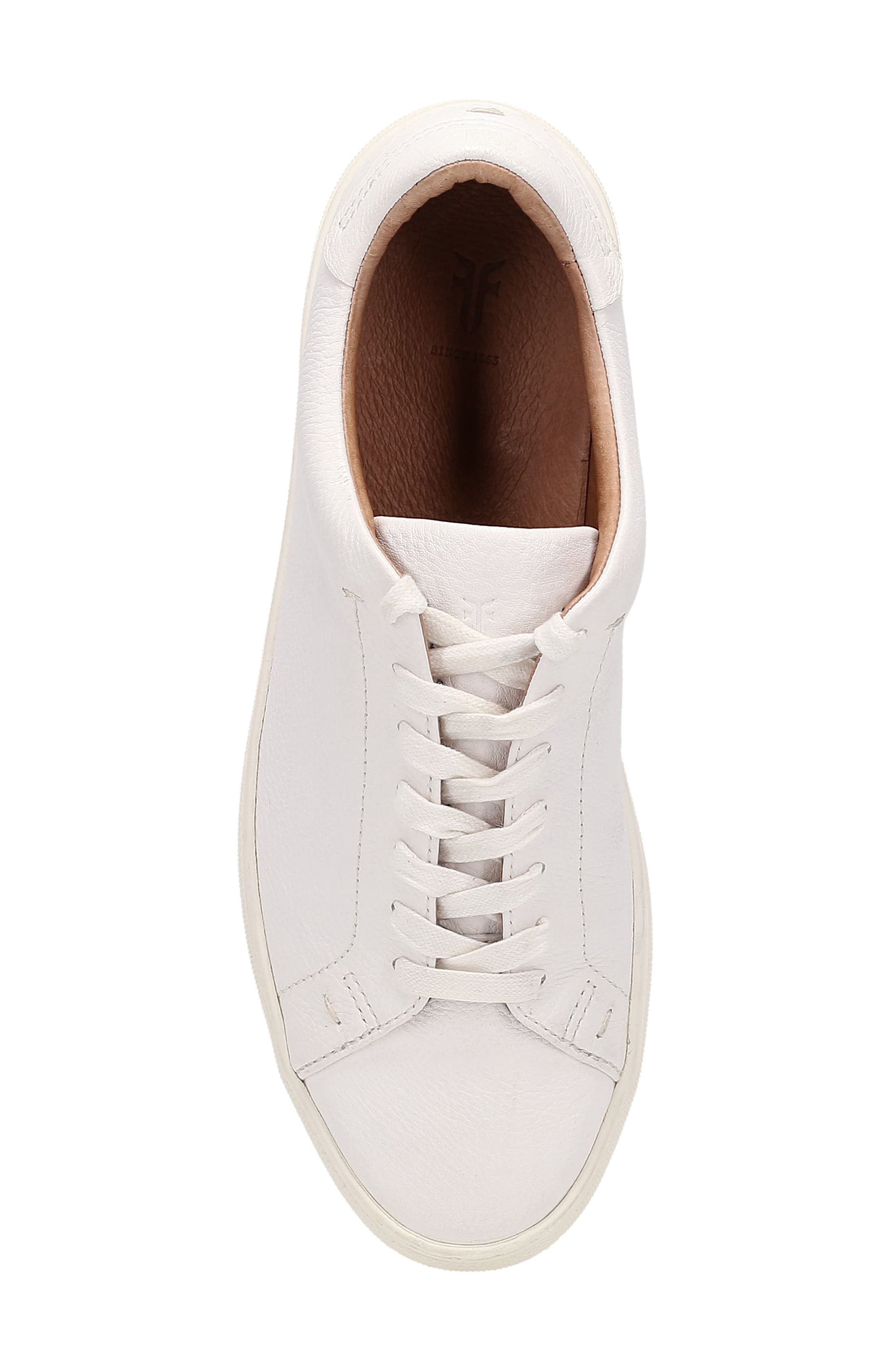 Frye Astor Low Top Sneaker, Alternate, color, White